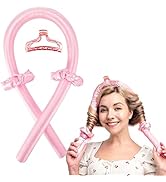 Bellisia Heatless Curling Rod Headband,No Heat Hair Rollers Soft Silky Sleeping Hair Curler Overn...