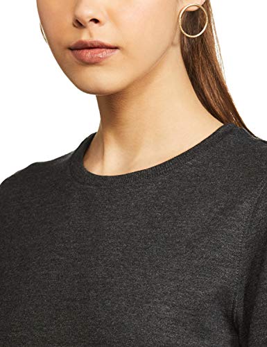 Image of Women's Cotton Round Neck Pullover Sweater