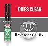 J-B Weld InstantWeld - Clear, 2 Minute Set Epoxy Adhesive, Static Mixer No Mess Application - 14ml