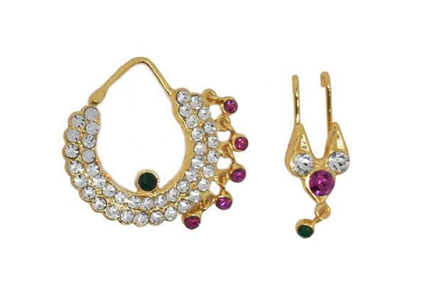 God Jewellery Stone Nathu Bulaki (Nose Pins) for all Gods and Goddesses-picture-18