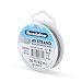 Beadalon 49-Strand Bead Stringing Wire, 0.015-Inch, Satin Silver, 30-Feet
