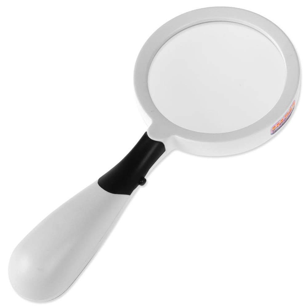 Lupa de Mano con luz LED 5X Lectura de Lectura anciana Los Estudiantes observan el Matrimonio de Lupa de Lupa