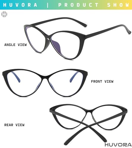 Image of WAVE Cat Eye UV400 Protection Sunglasses for Women Stylish - Chic UV Protected Retro Woman Shades - Korean Designer Trendy Branded Metal Hinge Frame - Cateye Goggles