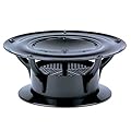 Lippert 360 Siphon RV Roof Vent Cap for Odor Prevention with Universal Fit, Built-in Bug Screen, Black Polycarbonate - 389380