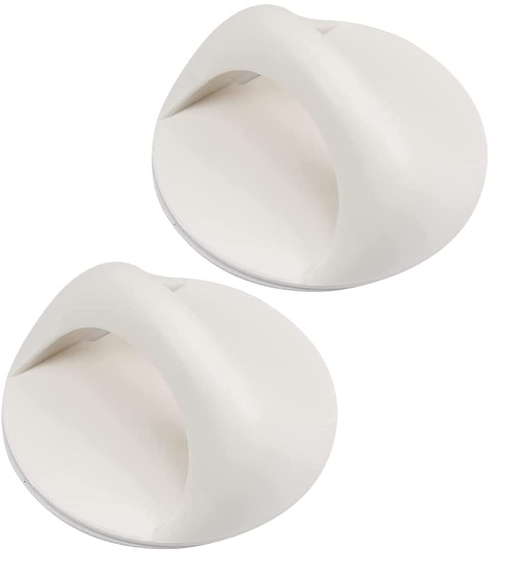 RoarCraft Self Adhesive Knobs, No Drilling Knobs Instant Cabinet Drawer Handles Pulls, Self Stick Knobs Adhesive Handle, Kitchen Cabinet Door Window Handle to Convenient Opening (2 pcs White)-image-29