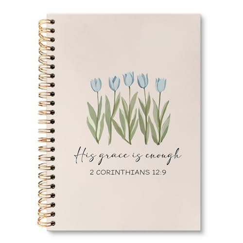Journal biblique pour la prise de notes à offrir, message de foi His Grace Is Enough