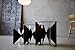 Modern Steel Side Table & Plant Stand – Minimalist Design, Durable Steel Construction, Versatile Home or Outdoor Use, Available in Multiple Sizes (Oiled Steel, Small Single)