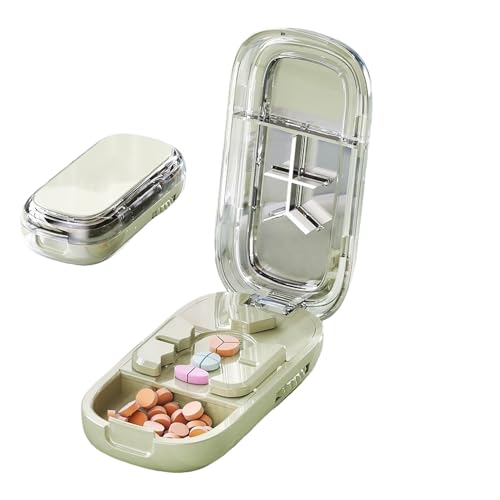 Cortador de astillas – Cortador de pastillas fácil de transportar, accesorio para personas mayores con dificultad de tragar para casa y viaje