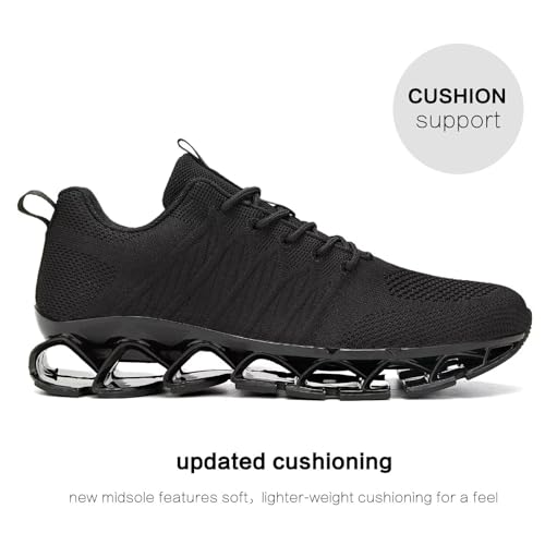 Image of Mens Slip on Running Walking Shoes Blade Tennis Casual Fashion Sneakers Comfort Non Slip Work Sport Athletic Trainer