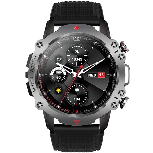 Image of STORM S-HERO SMART WATCH TITANIUM- Featuring Advanced Heart Rate, Blood Pressure, and Blood Oxygen Monitoring, Comprehensive Sleep Monitoring and More, Perfect for an Active Lifestyle!