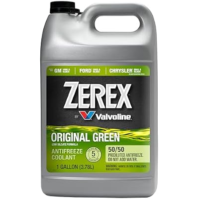 Zerex Original Green Low Silicate 50/50 Prediluted Ready-to-Use Antifreeze/Coolant 1 GA