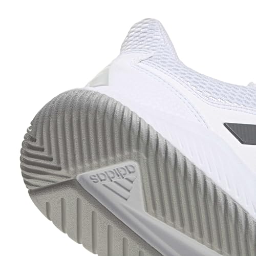 adidas Women's Court Flight, White/Grey/Grey, 7.5 - image 5