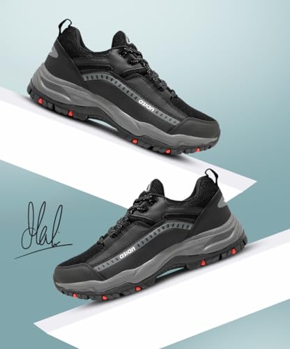 ASIAN Men's Everest-01 Sports Trekking & Hiking,Walking Shoes with Rubber Outsole & Memory Foam Insole Lace-Up Shoes for Men's & Boy's - Image 3