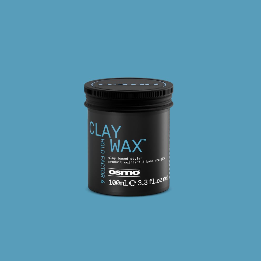 Osmo Firm Hold Clay Wax for Matte Finish Without Shine for a Natural Looking All Day Long Hold for All Hair Types 100ml (Pack of 1)