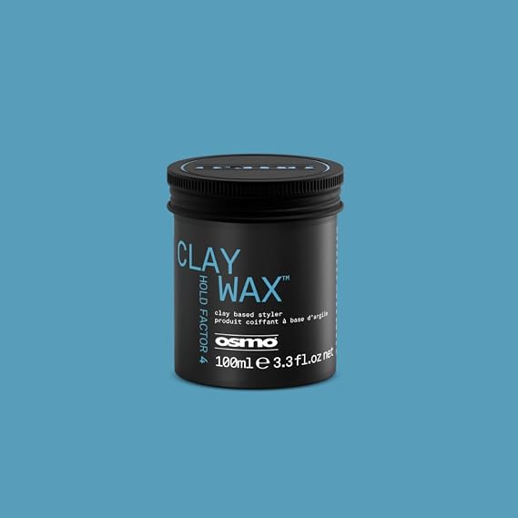 Osmo Firm Hold Clay Wax for Matte Finish Without Shine for a Natural Looking All Day Long Hold for All Hair Types 100ml (Pack of 1)