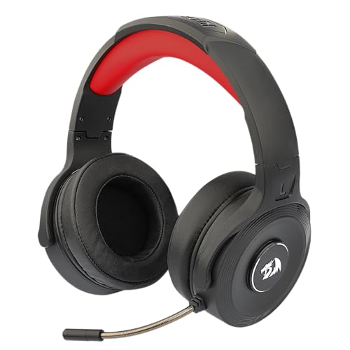 Headset Gamer Redragon Pelops Pro Preto 7.1 Surround Virtual H818 PRO
