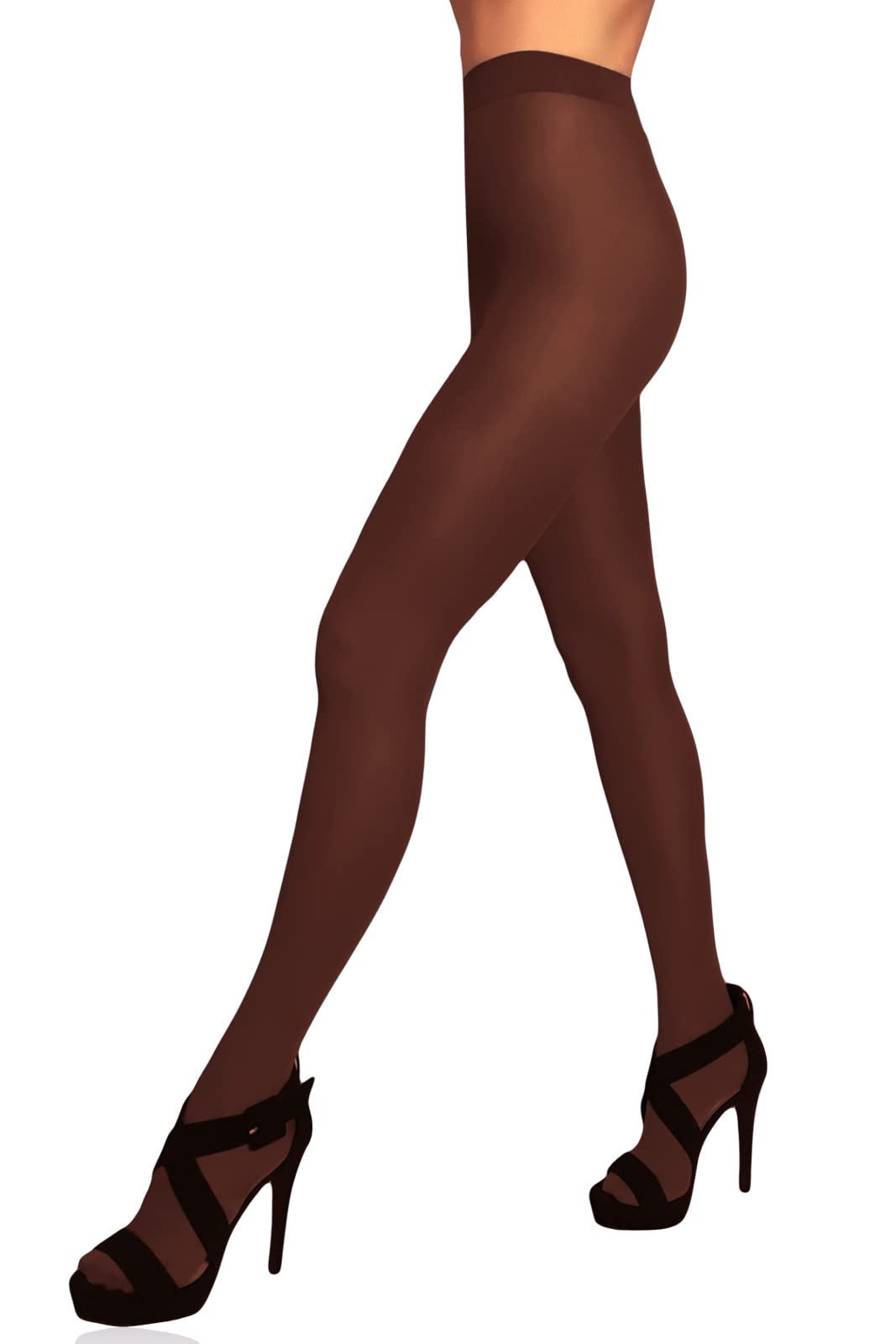 Charm and AttitudeMicrofiber Tights Nylons for Women 40 Denier Pantyhose