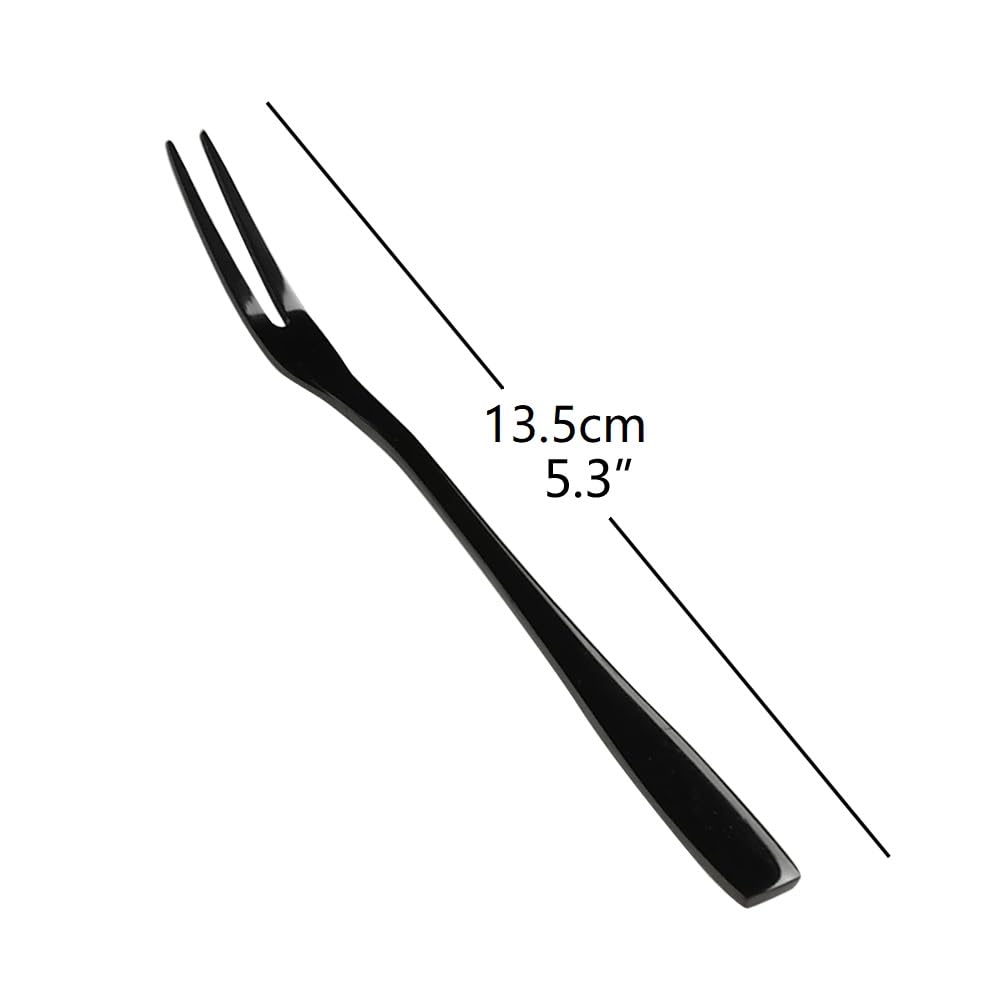 Teyyvn 8-Piece Fruit Forks, Stainless Steel Mini Fork, Bistro Cocktail Fork — Amazon image 2