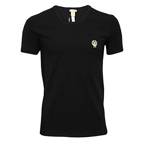Dolce & Gabbana T-Shirt sous-vêtements Hommes Sport Crest col Rond - Noir o Blanc: Colour: Black | Size: Small