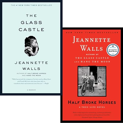 Image of Jeannette Walls 2 Book Collection: The Glass Castle & Half Broke Horses