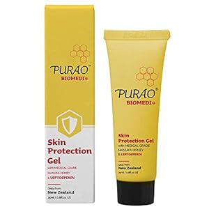 Purao Natural Manuka ointment & lip balm with Medical Grade Manuka Honey – for lips-dry cracked skin-wounds-sunburn…