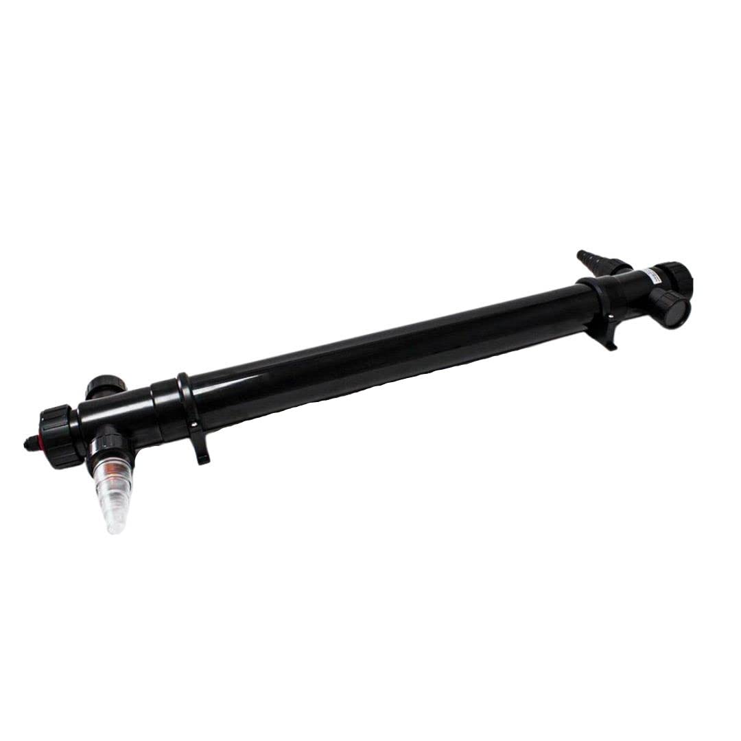 AquaOne Depuradora UVC CUV 172 I con 2 lámparas UV de 36 W, clarificador de estanque UVC, agua clara en el estanque, exterminador de algas para estanques de jardín, piscina, acuarios