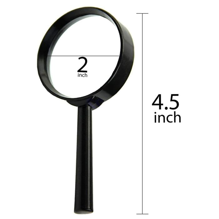 Wowli Real Glass Magnifying Lens β 50mm Quality Magnifier for Close-Up Work, Reading, and Detailed Inspections 2