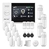 Alarm System for Home Security,21Pcs DIY Kit Touch Screen Siren Hub with Loud Alarm,SOS Button,Window Alarms, Remotes,Door/Motion Sensors,APP Control,Compatible with Alexa,NO Monthly Fee
