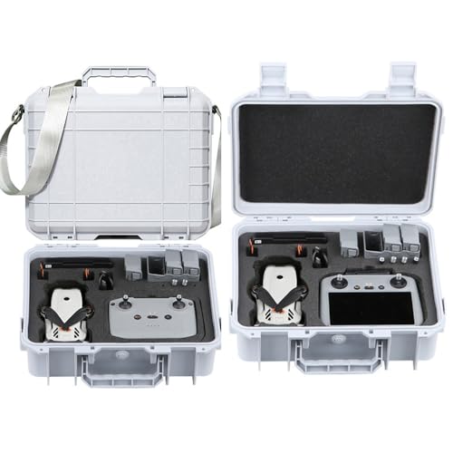 Boîte de rangement anti-explosion rigide pour drone DJI Lito X1 Lito1, télécommande RC 2/RC N3, concentrateur de charge, organisateur d'accessoires de batterie (blanc)