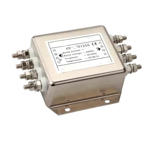 Filtre d'alimentation triphasé AN-20D12EB de type filtre antiparasite