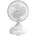 Comfort Zone Cz6xmwt 6-Inch 2-In-1 Combo Clip-On And Desk Style Fan (Hbccz6xmwt)