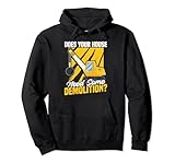 Bauexperte Abbrucharbeiter Pullover Hoodie