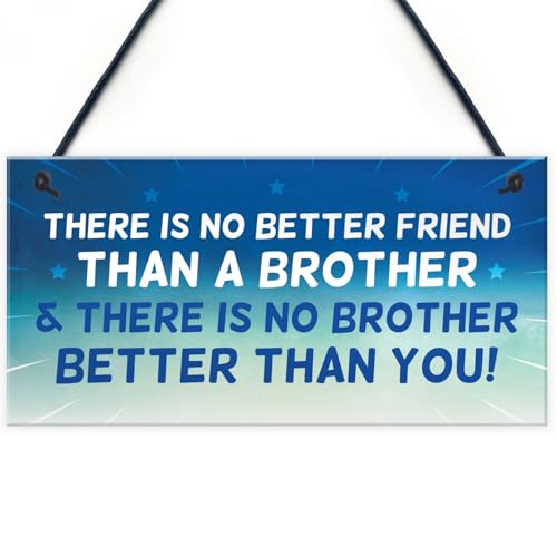 Signs Plaques Brother Plaque Novelty Brother Gift For Birthday Christmas House Decor