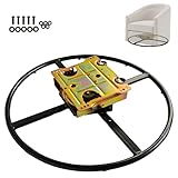 Racfenick 27" Heavy Duty Recliner Round Swivel Ring Base with Rocker Plate for Recliner Sofa Chair Replacement Kits