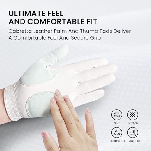 FINGER TEN Colorful Women's Golf Glove