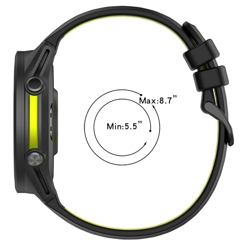 Correa compatible silicone reloj 22mm Garmin miniatura 3