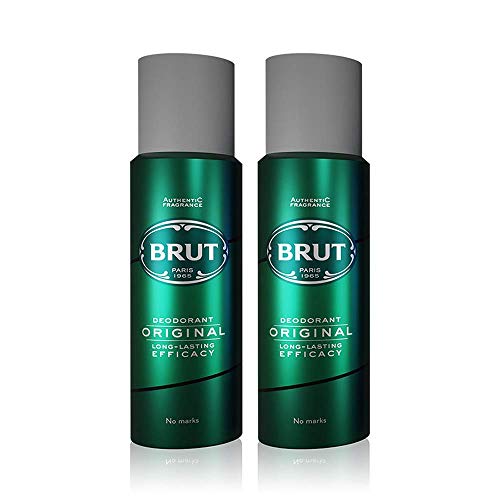 Image of Brut Deodorant Spray for Men | Original | Fresh & Authentic Fragrance | Long Lasting Deo, 2x200 ml