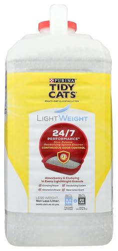 Tidy Cats Cat Litter, Clumping, 24/7 Performance, LightWeight, 136 Ounce Jug - Image 6