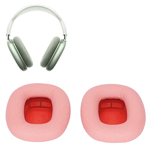 Headphone Ear Cushions, Soft Memory Foam Protein MAX Replacement Coussinets Leather Earpads Earmuffsrs MAX HeadphonePink (Pink) - Image 2