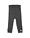 Dilling Baby Leggings aus 100% Bio-Merinowolle Dunkelgrau meliert 92