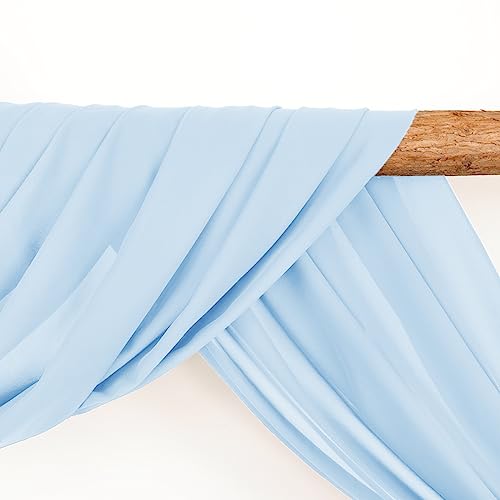 Tela para Arco de Boda LINXTAR 30'' x 18FT Baby Blue miniatura 3