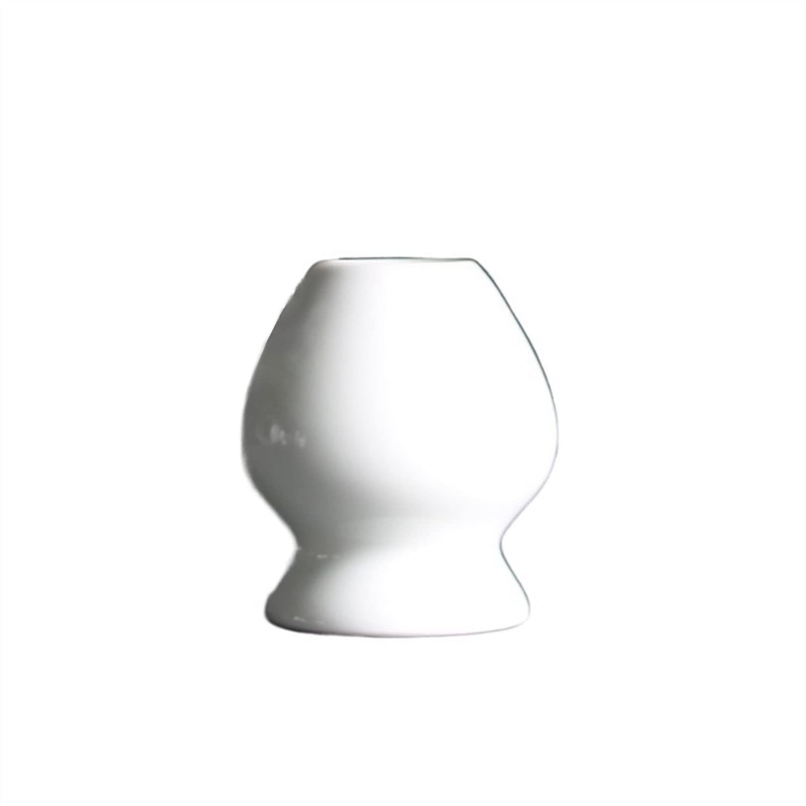 SXYAO Japanese Style Matcha Whisk Stand Made of Ceramics Tea Whisk Holder Universal Size Brush not Easy to Deform, Traditional Matcha Tools(Bright white)