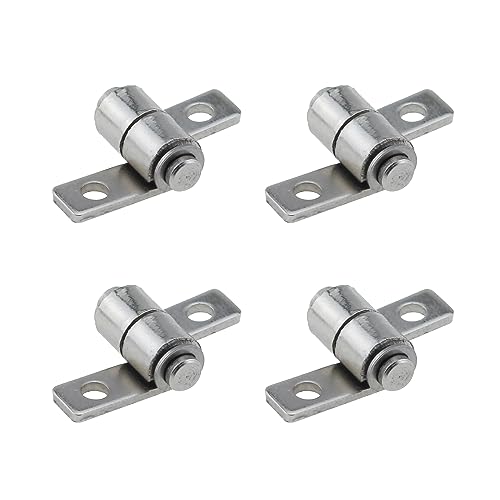 SQXBK 4PCS Torque Hinge Shaft 29mm with 8 Screws for Cabinets Boxes Equipment Doors 360 Degree Flip Hinge with Adjustable Damping