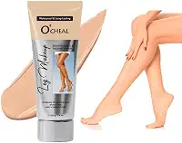 O'CHEAL Creme de maquiagem impermeável para pernas, cobertura de tatuagem sem transferência e corretivo para cicatrizes, base corporal de longa duração para pele impecável, cobertura de varizes nas