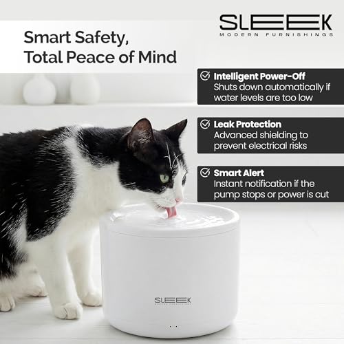 Fuente de agua inteligente Wi-Fi para mascotas con control por app miniatura 5