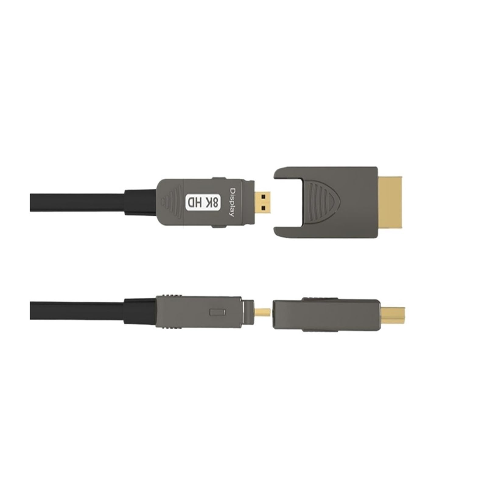Cavo In Fibra Ottica HDMI 2.1 8K Staccabile Tipo A + D Attiva A 60Hz 4K A 120Hz 48Gbps For RX 7900/7800 RTX 4090/4070(20m)