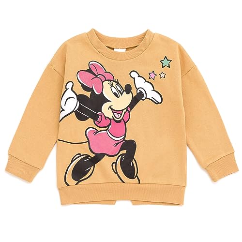 Image of Disney Minnie Mouse Girls' Fleece Sweatshirt and Flare Pant Set for Baby & Kids