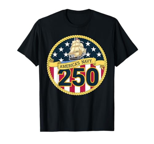 Official United States Navy 250th T-Shirt