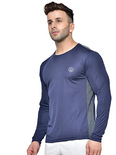 Image of CHKOKKO Men's Raglan Full Sleeves Gym T-Shirt