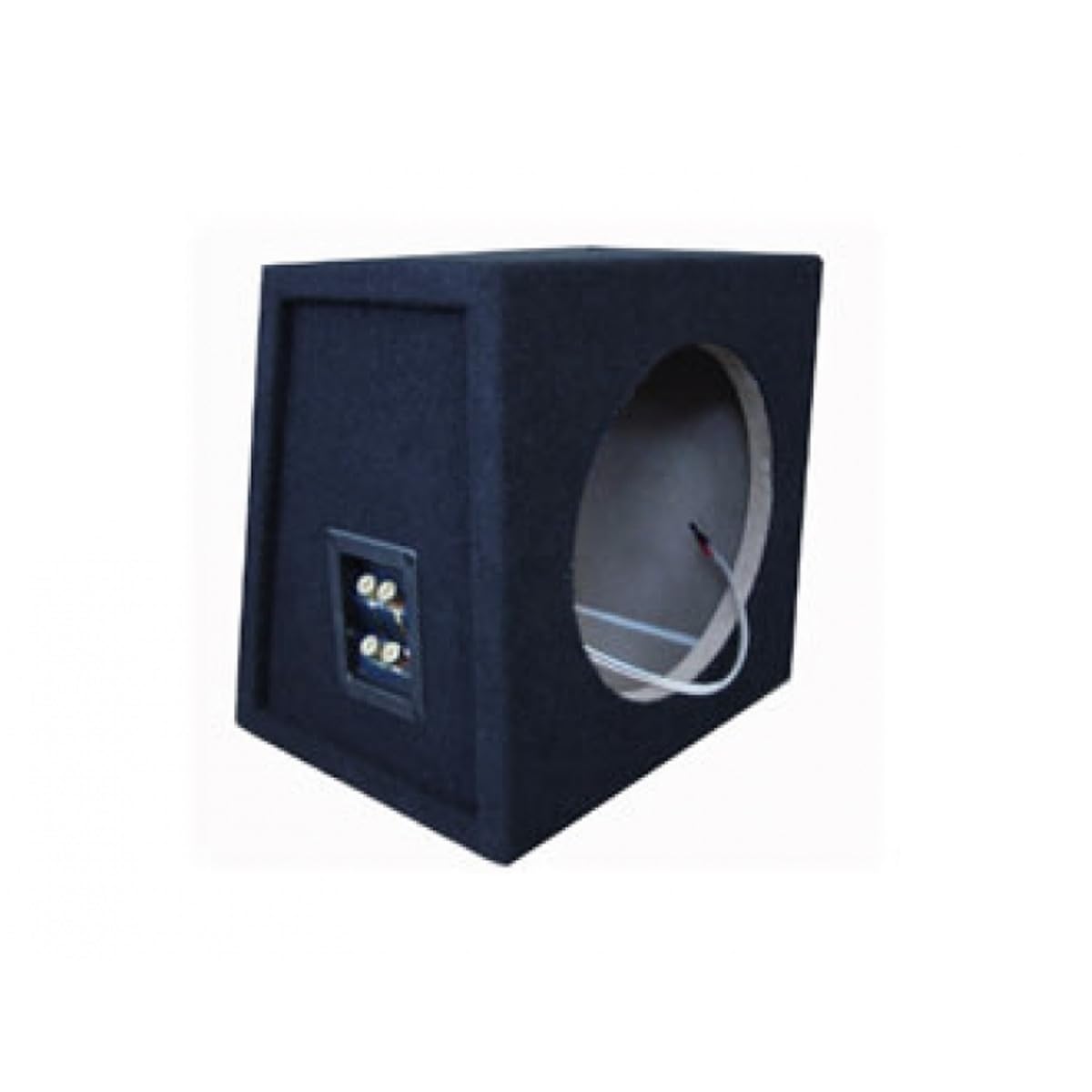 Necom MDF Caisson Vide pour Subwoofer 10-inch/25cm 2X Connexion